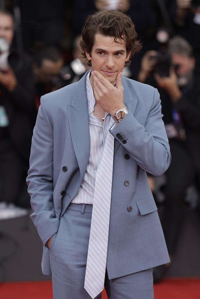 Andrew Garfield au 82e Festival international du film de Venise, le 29 août 2025. © Laurent KOFFEL/Gamma-Rapho via Getty Images.