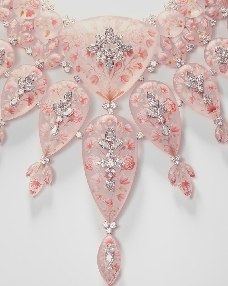 Collier Boucheron Flower haute joaillerie carte blanche 2026 Human Being.