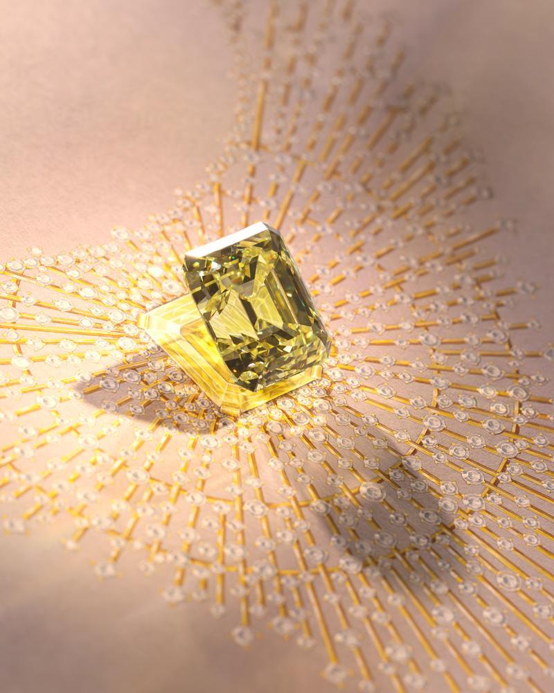 Diamant soleil d'or de Fred serti en 2026