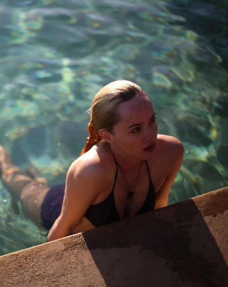 Dakota Johnson dans A Bigger Splash.