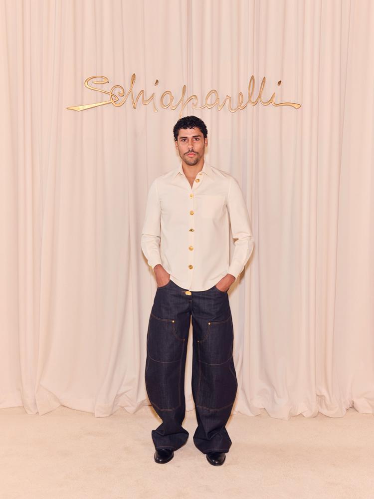 Bernie Ocasio au défilé Schiaparelli Haute Couture automne hiver 2026.