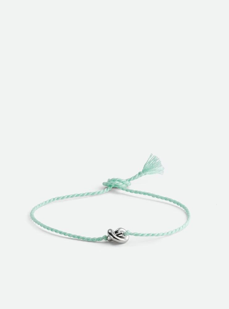 Le bracelet cordon Bottega Veneta bleu Tiffany.