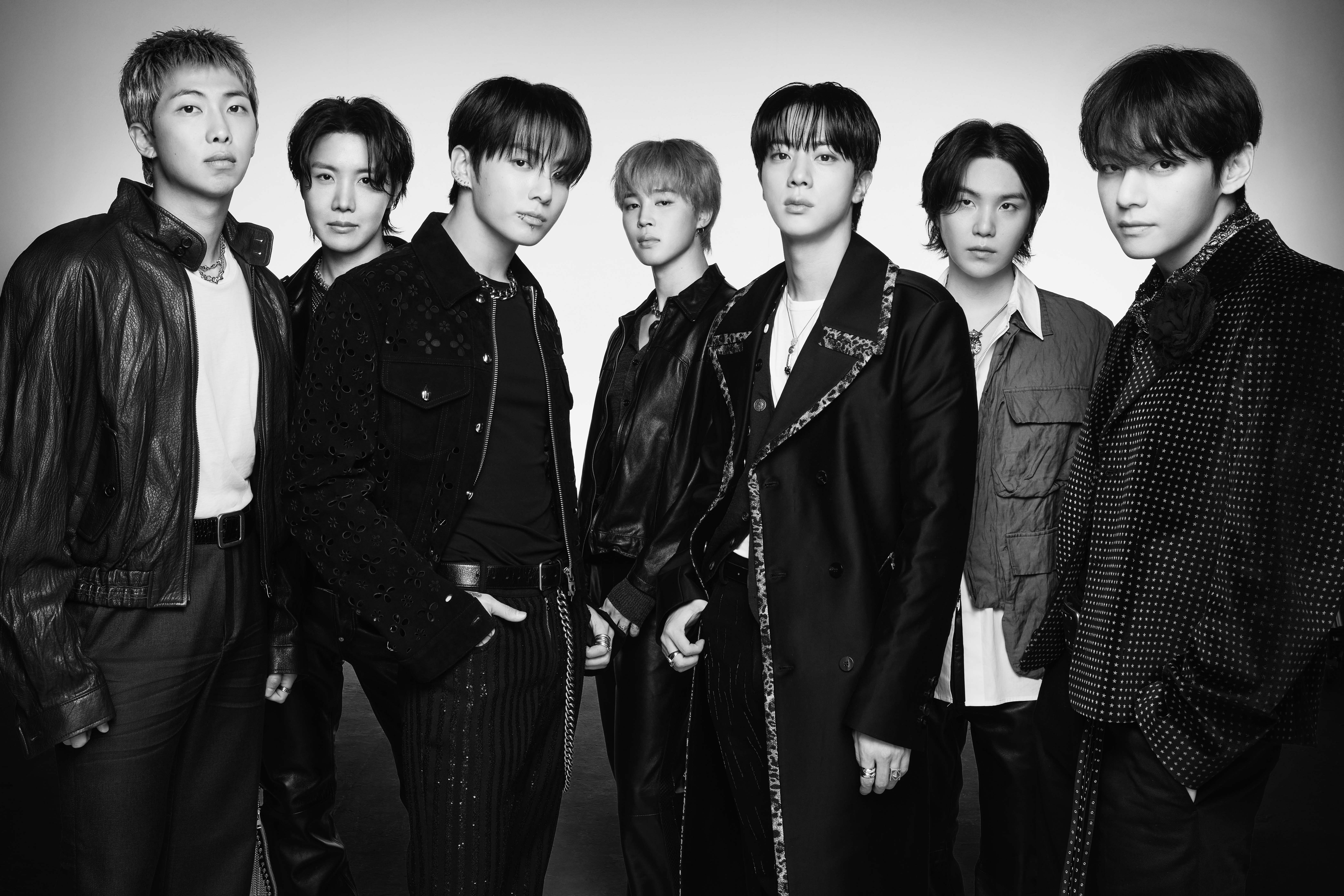 Le groupe BTS.