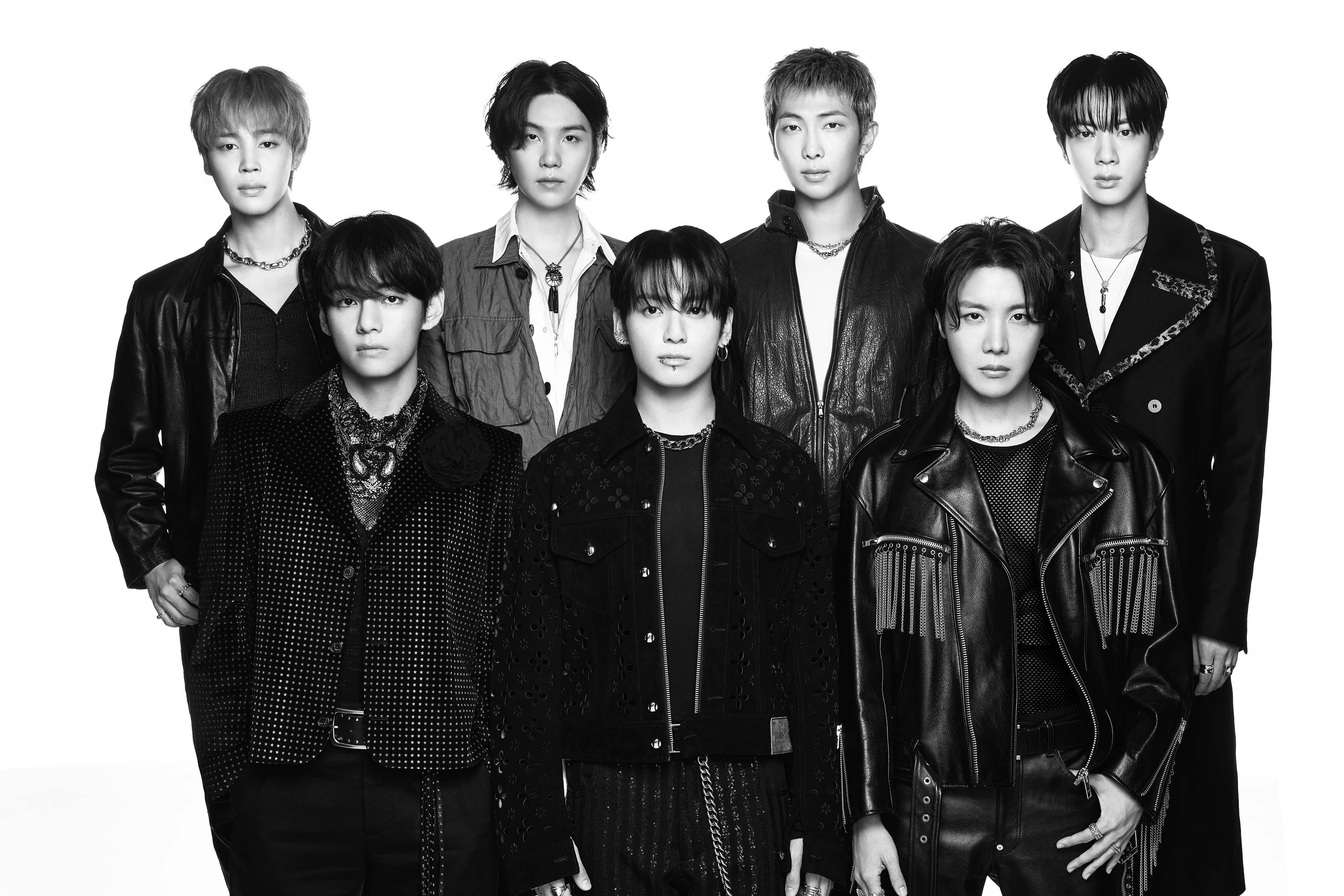Le groupe BTS.
