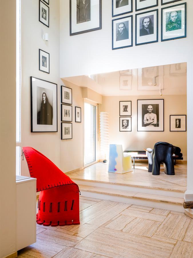 Exposition au sein de la Casa Ideale.