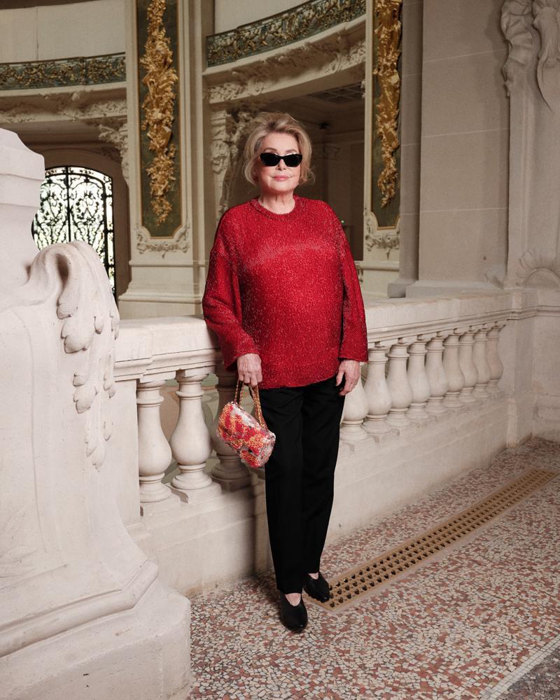 Catherine Deneuve au défilé Chanel haute couture automne hiver 2026-2027.
