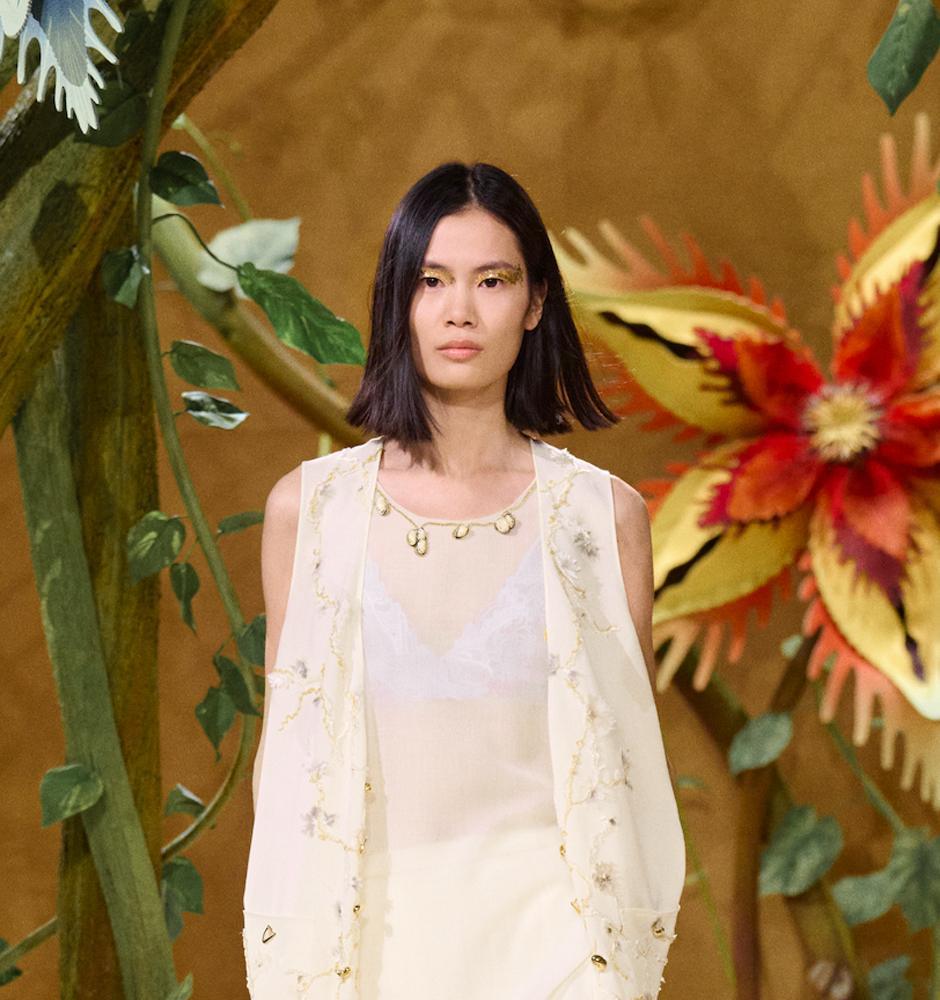 Le make up du look 24 du défilé Chanel haute couture automne-hiver 2026-2027.