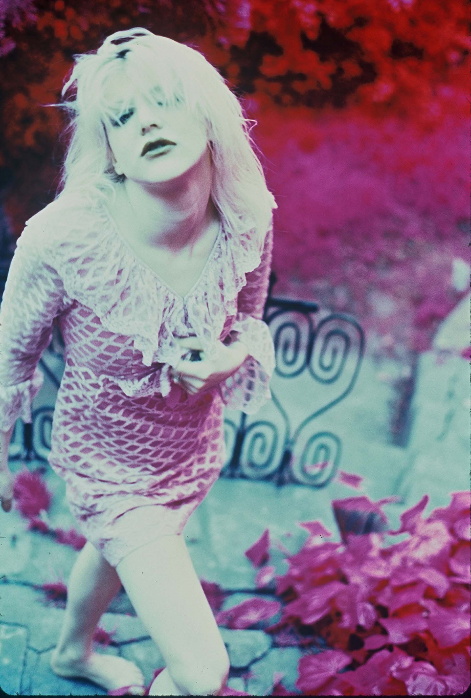 Coutney Love, la chanteuse du groupe Hole.