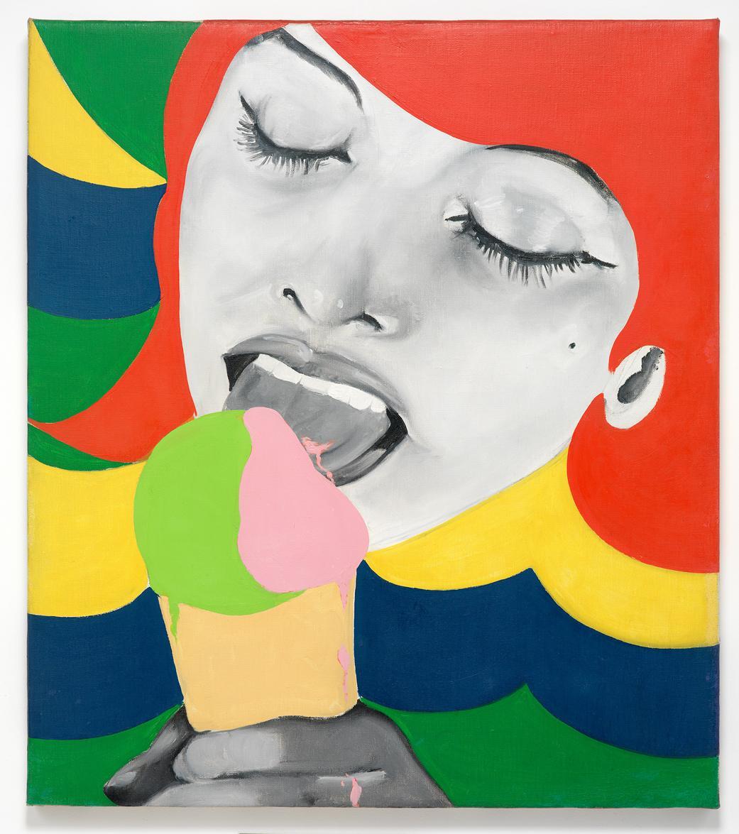 Evelyne Axell, Ice Cream 1 (1964) œuvre exposée à la Fondation Carmignac à l'été 2026