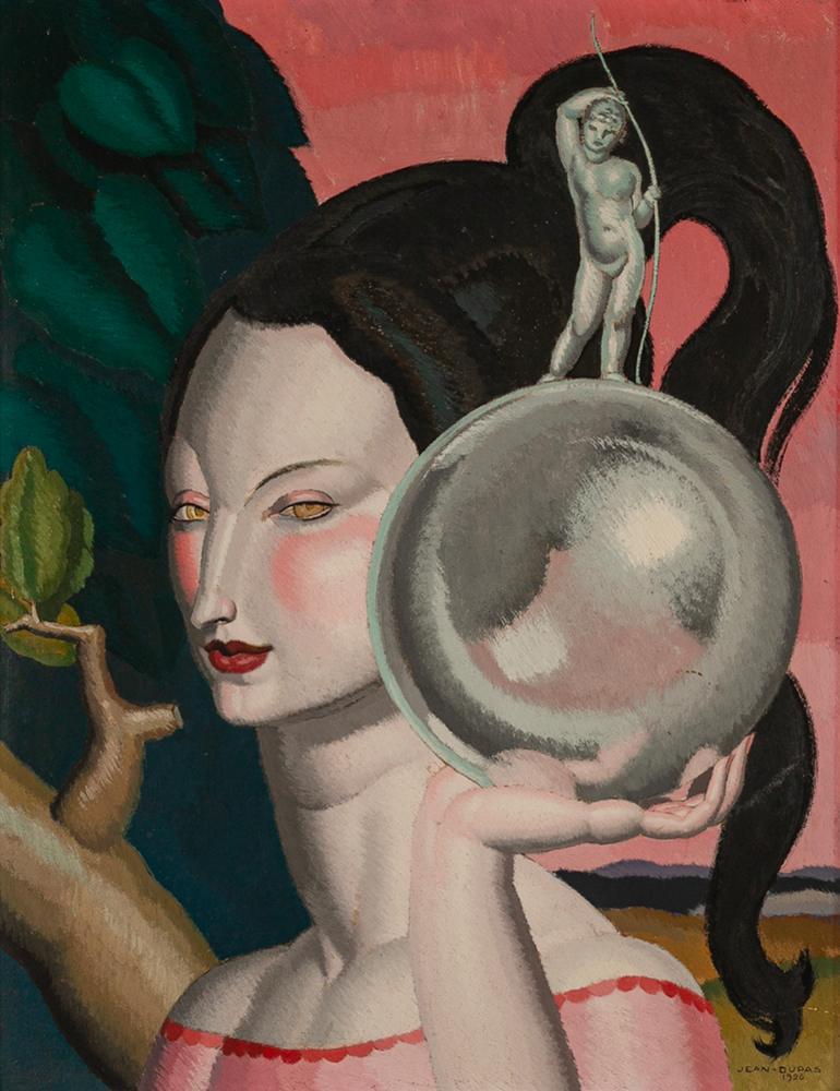 Jean Dupas, Femme à la boule (1926), peinture exposée au MusBA à Bordeaux en 2026