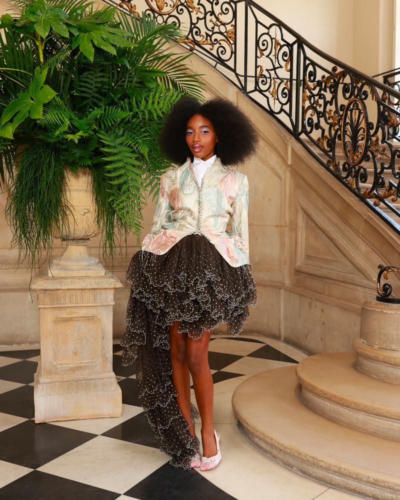 Flowerovlove au défilé Dior haute couture automne hiver 2026-2027.