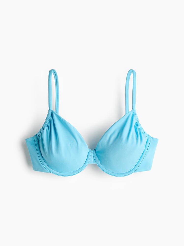 Le haut de maillot H&M bleu Tiffany.