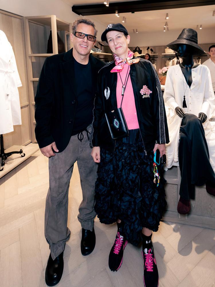 James Perse et Sarah Andelman.
