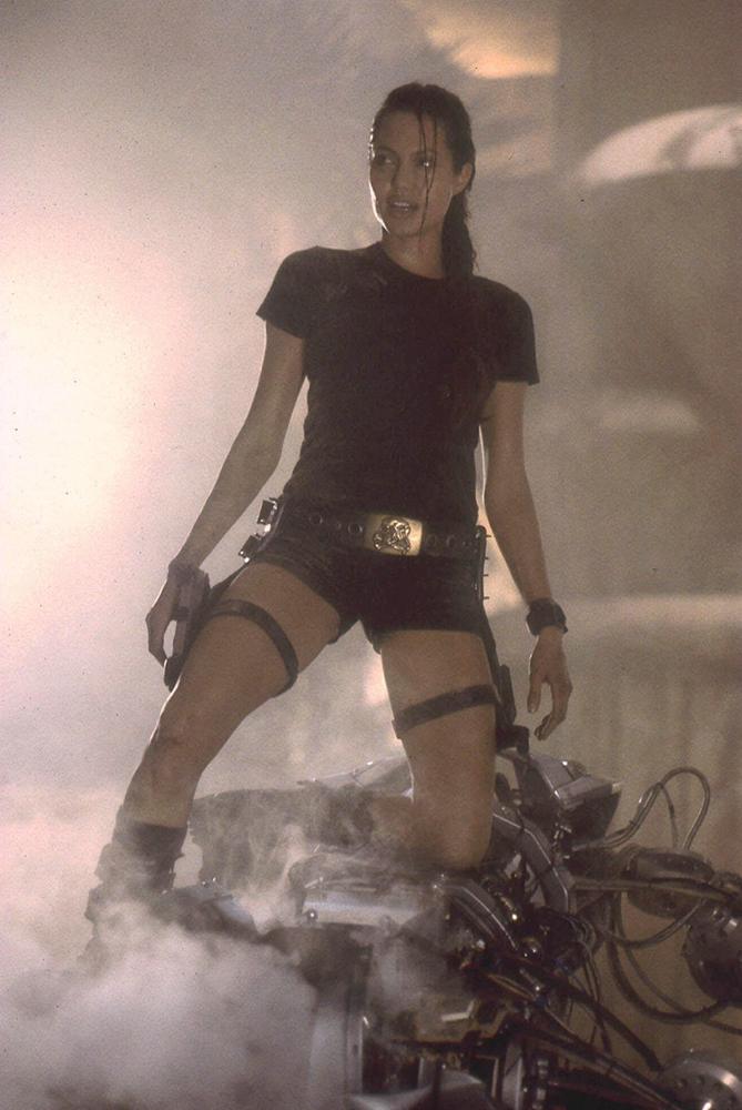 Angelina Jolie dans le film Lara Croft Tomb Raider.