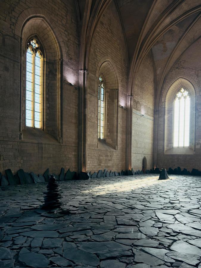 Exposition Lee Ufan au Palais des Papes à Avignon