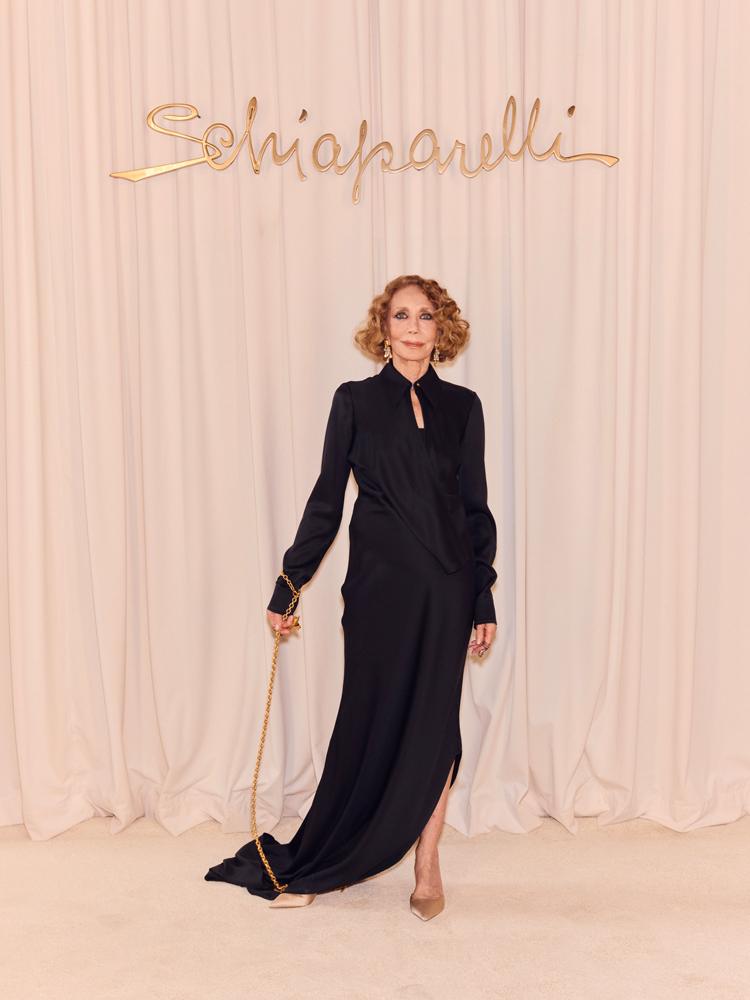 Marisa Berenson au défilé Schiaparelli Haute Couture automne hiver 2026.
