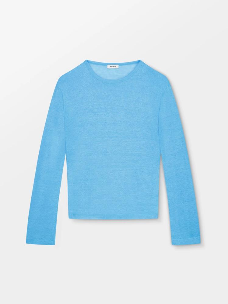 Le haut à manches longues Nuovo bleu Tiffany.