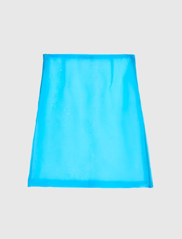 jupe midi transparente turquoise paloma wool