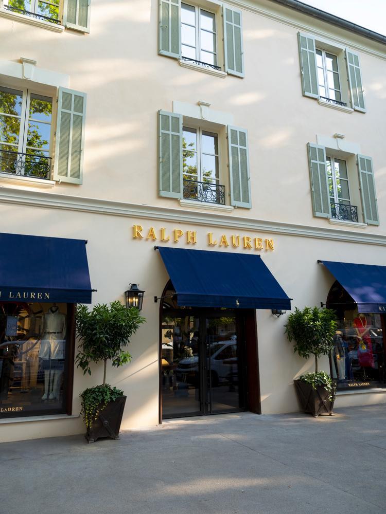 La boutique Ralph Lauren à Saint-Tropez.