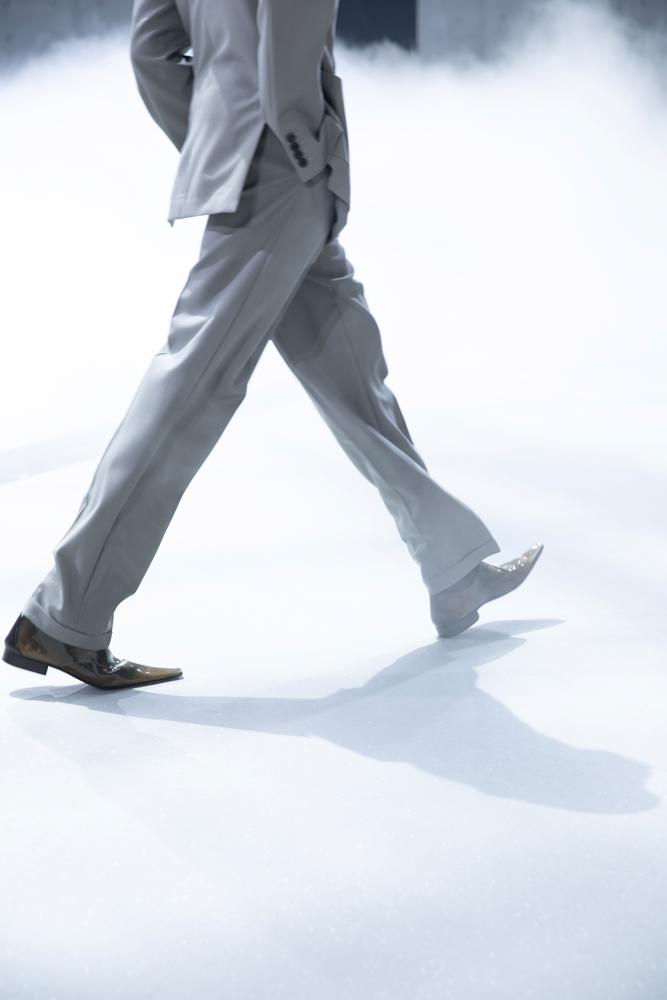 Chaussures transparentes Saint Laurent. © Saint Laurent.
