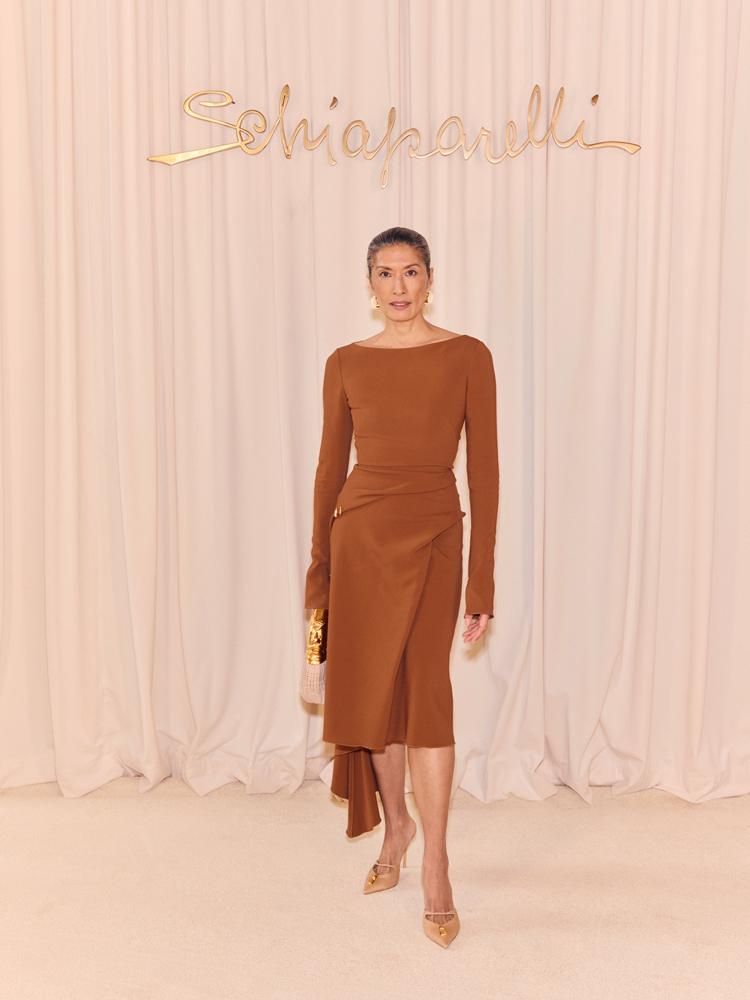 Suzi de Givenchy au défilé Schiaparelli Haute Couture automne hiver 2026.