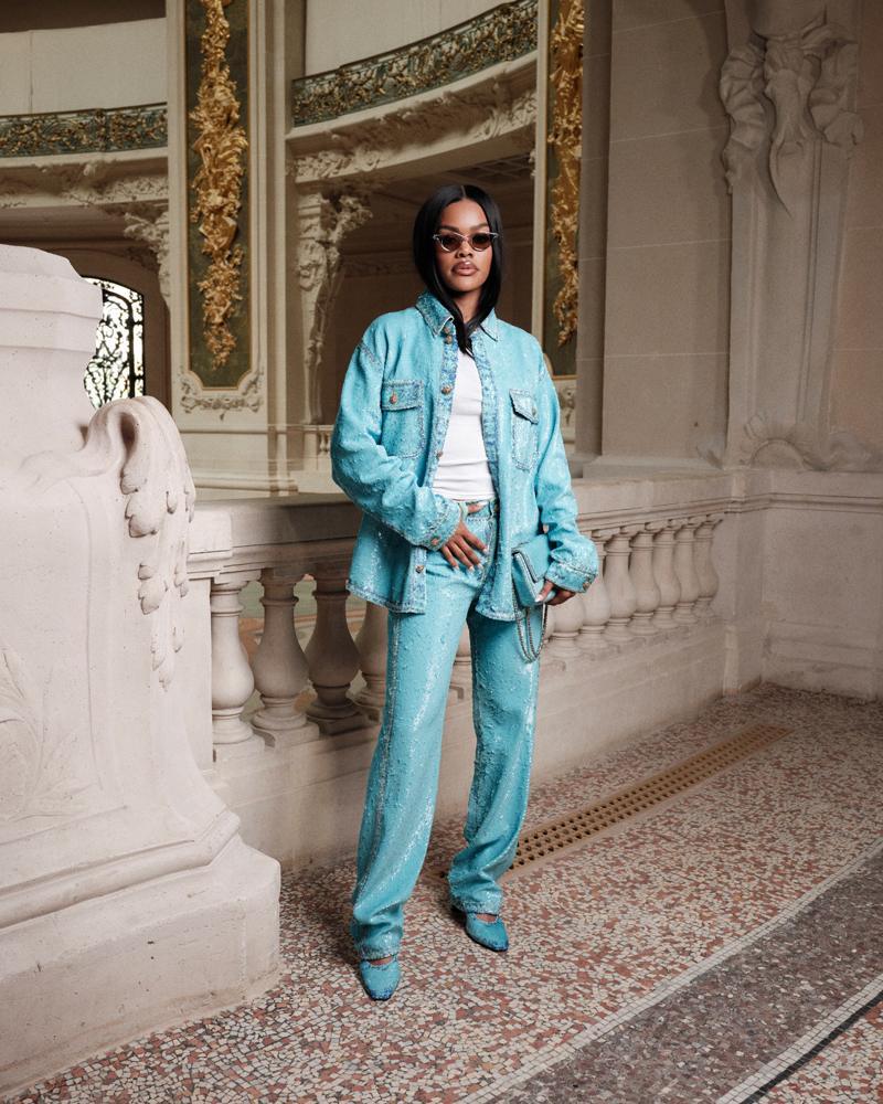Teyana Taylor au défilé Chanel haute couture automne hiver 2026-2027.