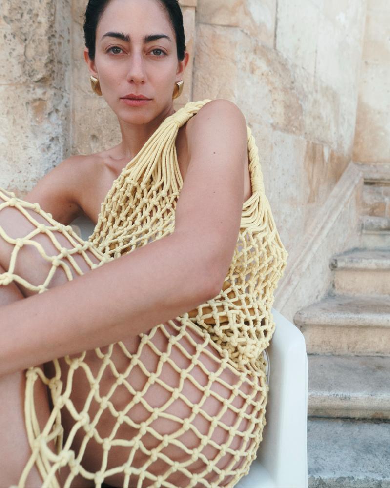 Photo Instagram d'une jupe en macramé The Frankie Shop.