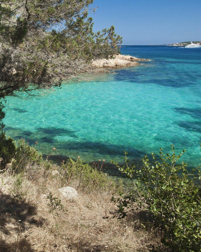 Vue de la mer à l'hôtel Orso en Sardaigne.