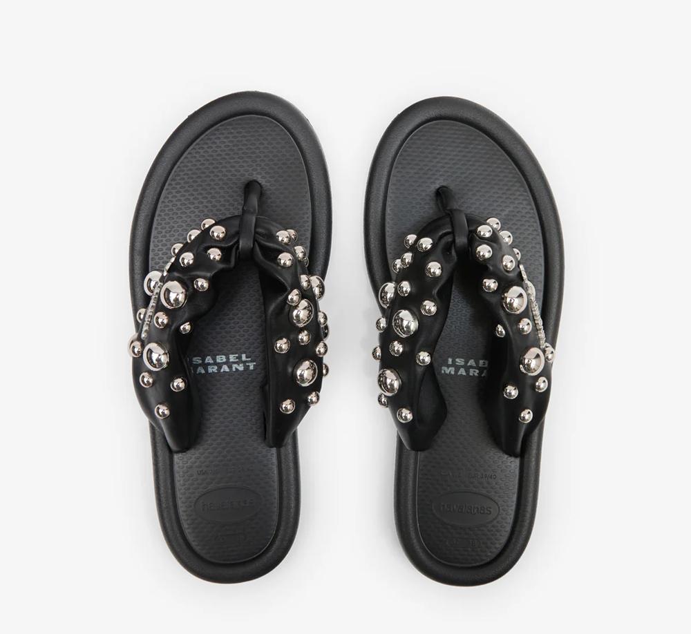 Sandales à clous, Isabel Marant x Havaianas.